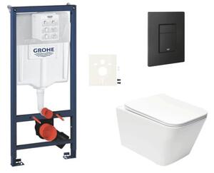 Závěsný WC set do lehkých stěn / předstěnová montáž SAT Infinitio SIKOGRSIN12EKF0