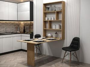 Moderní nástěnný stůl Eden, Barva: dub cremova 5903211474651