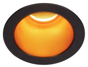 BIG WHITE SLV HORN MAGNA LED venkovní svítidlo k zabudování do stropu černá/zlatá, 3000K, 25° 1002594