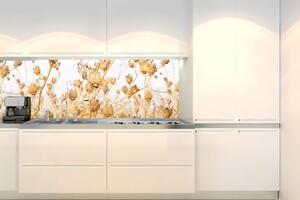 DIMEX | Fototapeta do kuchyně Suché bodláčí KI-180-180 | 180 x 60 cm | béžová, šedá