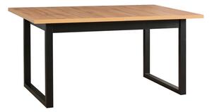 Jídelní stůl IKON 3 L + deska stolu wotan, nohy stolu černá