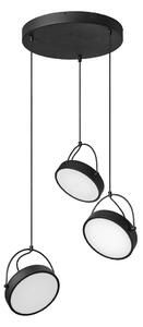 Osram - LED Lustr na lanku DECOR PUCK 3xLED/12W/230V CRI 90 černá