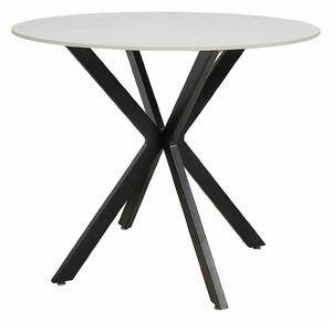 Signal Jídelní stůl Talia 90 cm keramika bílý mramor/černý