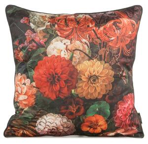 DEKORAČNÍ POVLAK NA POLŠTÁŘ VELVET110 45X45 CM KVĚTY