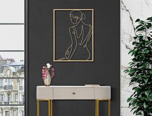 Kovová nástěnná dekorace 60x80 cm Gold Woman – Mauro Ferretti