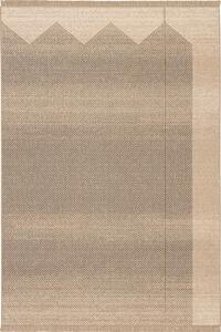 Kusový koberec vlněný Agnella Tempo Natural Sera tmavě béžový Rozměr: 133x195 cm