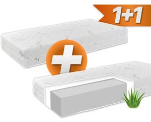 Matrace Comfort Aloe Vera 90 × 200 cm EMI 1 + 1 zdarma