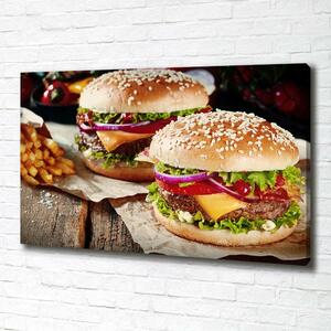 Foto obraz na plátně Hamburgery oc-74120403