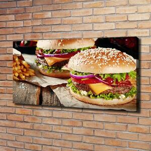 Foto obraz na plátně Hamburgery oc-74120403