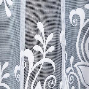 Dekorační oblouková krátká záclona na žabky JOANNA 160 bílá 330x160 cm MyBestHome
