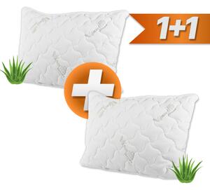 Prošívaný antialergický polštář Aloe Vera 70 x 90 EMI 1 + 1 ZDARMA