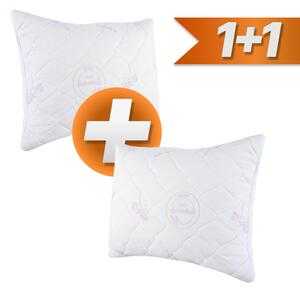 Polštář prošívaný antialergický 50 x 70 cm Lavender EMI 1+1 ZDARMA