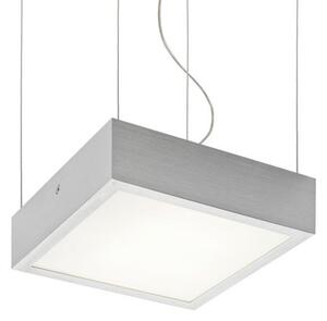 STRUCTURAL LED 20x20 závěsná česaný hliník 230V LED 12W 3000K - RED - DESIGN RENDL
