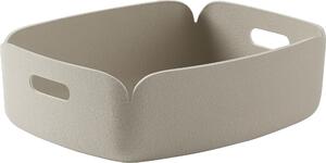 Muuto REETRA40A12 Úložný koš Restore nízký 31 x 40 cm pískový