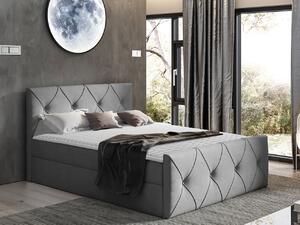 Kontinentální postel Xirious Lux, Rozměr postele: 200x200, Barva:: Mono 244 5903211048364