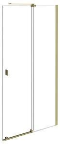 Besco Sprchový kout Walk-In VAYO GOLD 90 (100, 110, 120, 130, 140), výška 200 cm - bez vaničky Rozměry (cm): šířka: 90