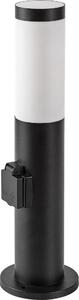 Rabalux 77194 - Venkovní lampa se zásuvkou BLACK TORCH 1xE27/25W/230V IP44