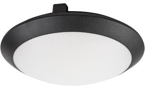 Rabalux 77235 - Ven stropní sv se senzo WELRO 1xE27/9W/230V IP65 pr.30 cm černá