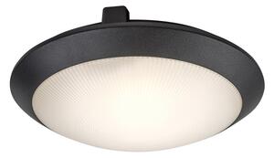 Rabalux 77234 - Ven stropní svítidlo WELRO 1xE27/9W/230V IP65 pr. 30 cm černá