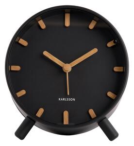 Karlsson 5943BK designový budík 11 cm