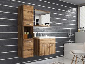 Koupelnový nábytek Floryna, Barva: wotan, Sifon k umyvadlu: ne, Baterie: bez baterie 5902928166033