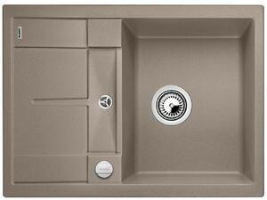 Granitový dřez Blanco METRA 45 S Compact Silgranit tartufo oboustranné provedení s excentr