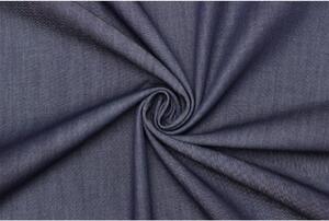 Riflovina | Denim elastická směsová - Tmavě modrý melír