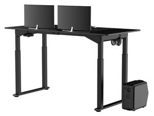 Elektricky výškově nastavitelný stůl UPLIFT — 160 cm, černá