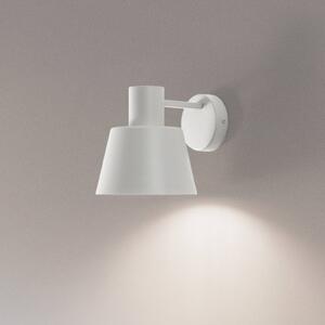 SIGMA Nástěnné světlo Dunka, taupe, 1 žárovka, ocel, E27, výška 17 cm, stmívatelný, Krémová / jantar, Obývací pokoj / jídelna, kov, Moderní