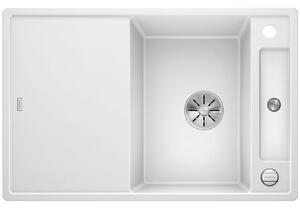 Granitový dřez Blanco AXIA III 45 S InFino bílá dřez vpravo s excentrem přísluš. dřevo