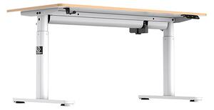 Elektricky výškově stavitelný stůl pro děti PULSAR — 120 cm, bílá
