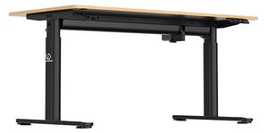 Elektricky výškově stavitelný stůl pro děti PULSAR — 120 cm, černá