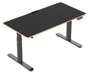 Elektricky výškově stavitelný stůl pro děti PULSAR — 120 cm, černá