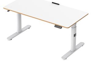 Elektricky výškově stavitelný stůl pro děti PULSAR — 120 cm, bílá