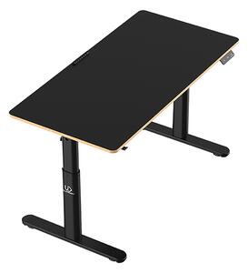 Elektricky výškově stavitelný stůl pro děti PULSAR — 120 cm, černá