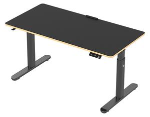 Elektricky výškově stavitelný stůl pro děti PULSAR — 120 cm, černá