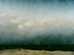 Obrazová reprodukce Monk by the Sea (Vintage Seascape) - Caspar David Friedrich, (40 x 30 cm)