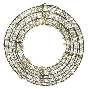 EMOS LED vánoční kovový věnec 38cm DCTW34
