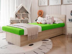 Postel Nikroguta Bis, Šuplík k posteli: ne, Barva: dub sonoma, Potah: Suedine 81 5903211097959