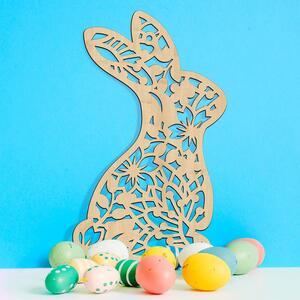 DUBLEZ | Velikonoční zajíc - Dřevěná dekorace
