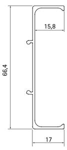 Volpato Úchytkový profil GOLA CLAP C bílá matná Rozměr úchytky (mm): 2100