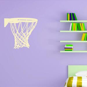 Živá Zeď Samolepka Basketbalový koš Barva: černá