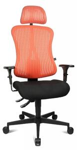 Topstar Topstar - aktivní kancelářská židle s podhlavníkem Sitness 90 - lososová