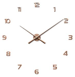 Rose gold nalepovací hodiny LAVVU 3D STICKER Rose Numerals LCT1173 ( )