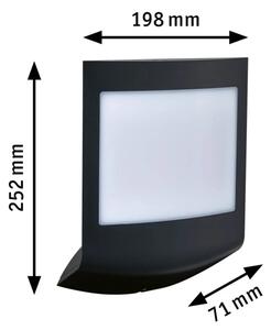 Paulmann 94513 - RGBW LED/8,2W IP44 Stmívatelné domovní číslo PADEA 230V