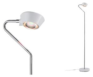 Paulmann 70920 - LED/7,5W Stmívatelná stojací lampa RAMOS 230V bílá/lesklý chrom