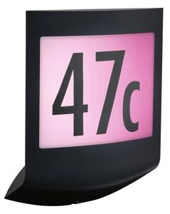 Paulmann 94513 - RGBW LED/8,2W IP44 Stmívatelné domovní číslo PADEA 230V