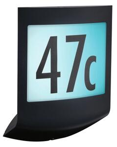 Paulmann 94513 - RGBW LED/8,2W IP44 Stmívatelné domovní číslo PADEA 230V