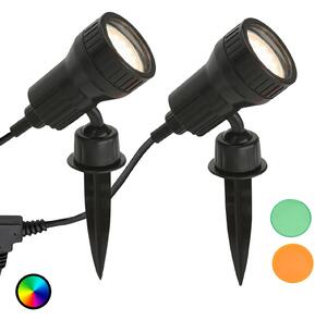 Sada 2 kusů - LED světlo Terra s barevnými filtry