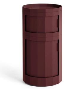 HAY Úložný stolek Facet Cabinet 110, burgundy
